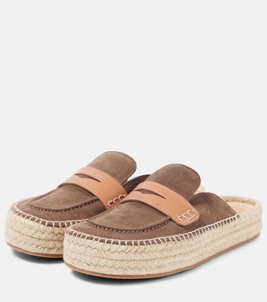 JW Anderson Suede espadrille loafers