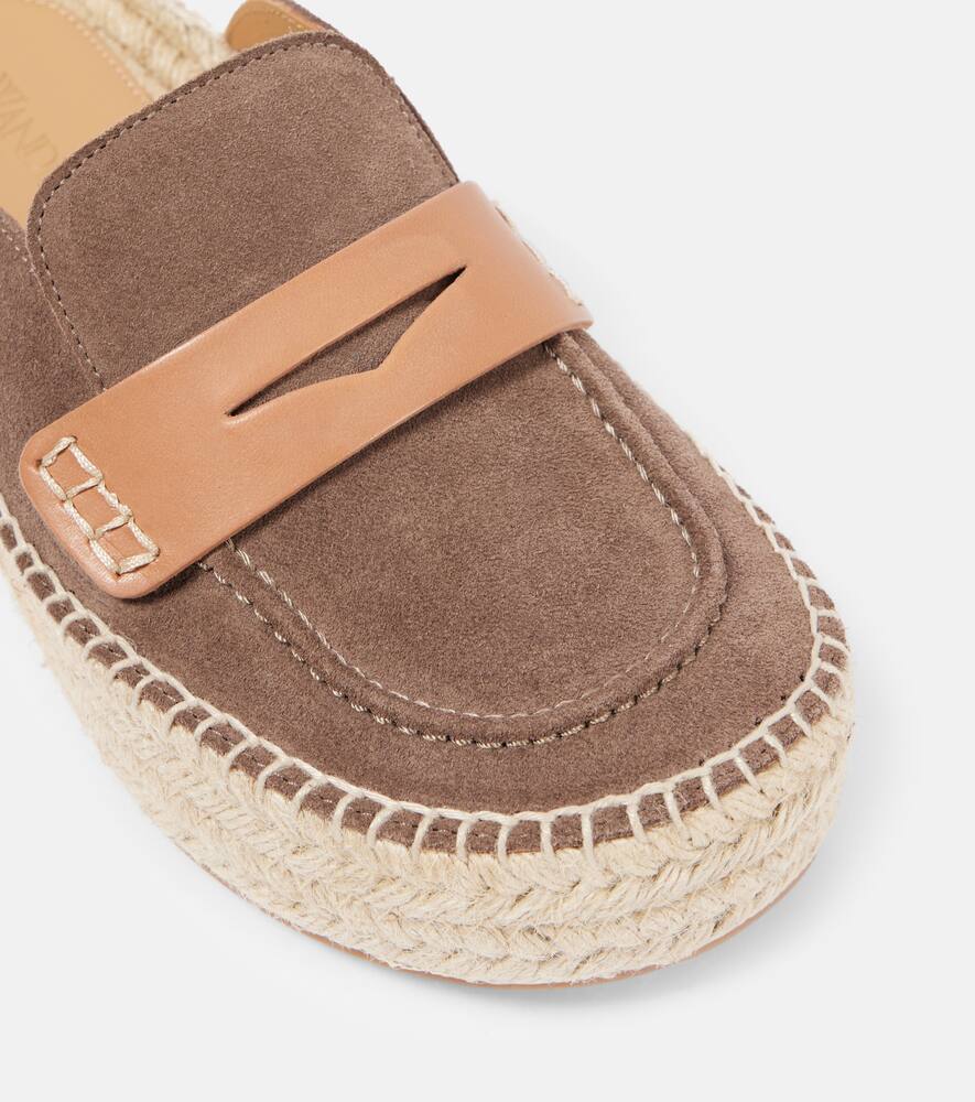 JW Anderson Suede espadrille loafers