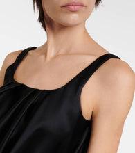 JW Anderson Twisted satin minidress