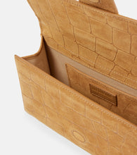 Jacquemus Bambino Large suede crossbody bag