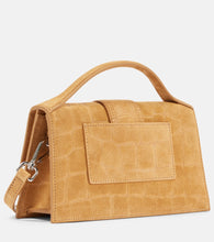 Jacquemus Bambino Large suede crossbody bag
