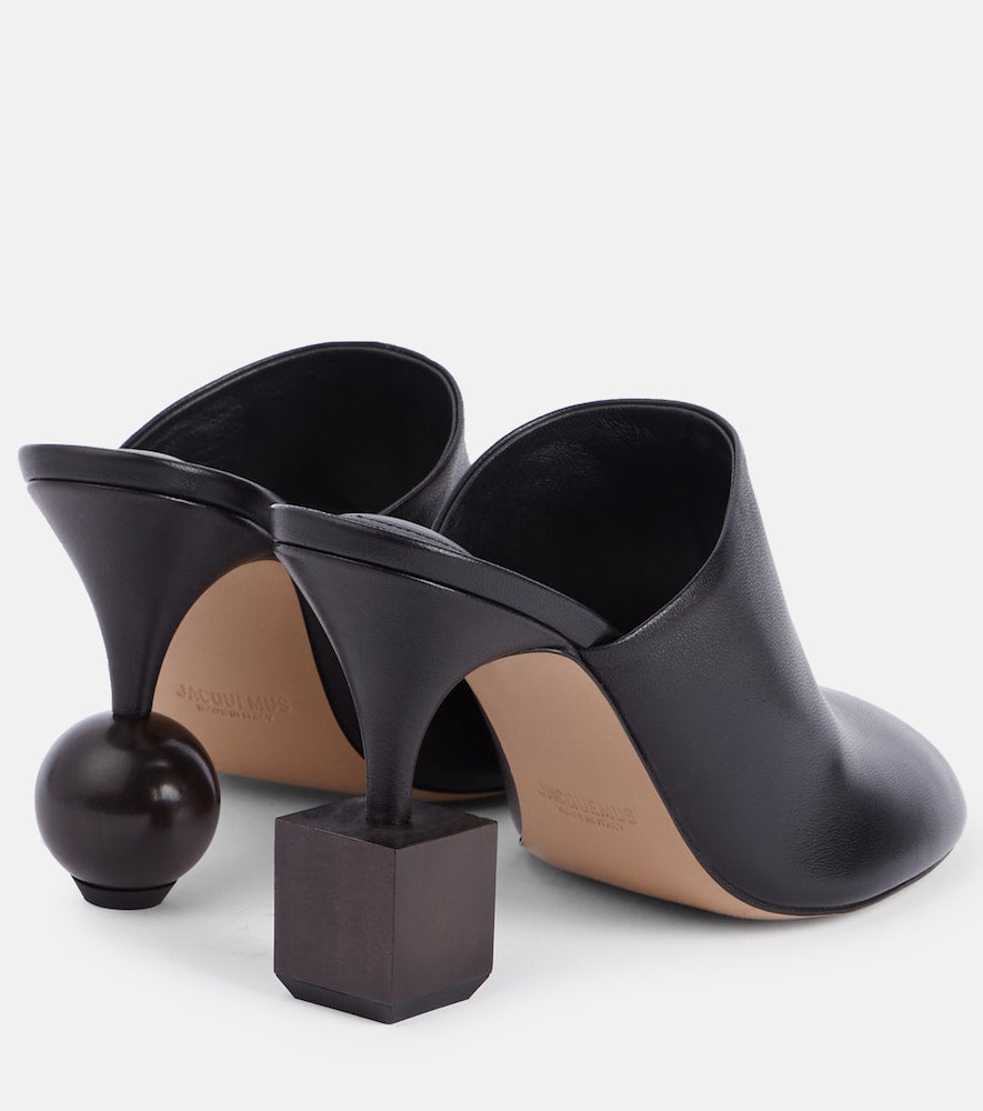 Jacquemus Bisou 90 leather mules