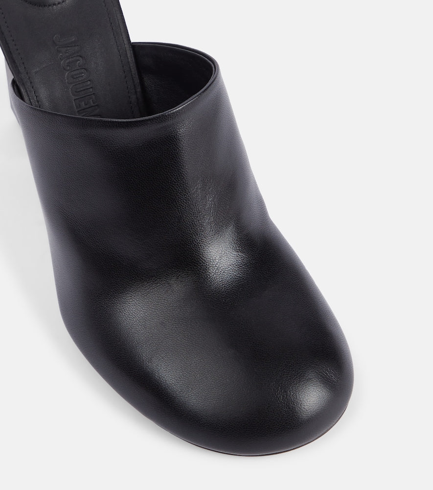 Jacquemus Bisou 90 leather mules