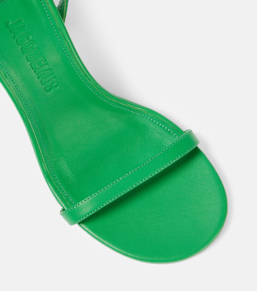 Jacquemus Bisou 90 leather sandals
