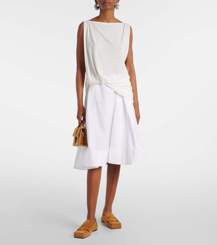 Jacquemus Carr√É¬© croc-effect suede penny loafers