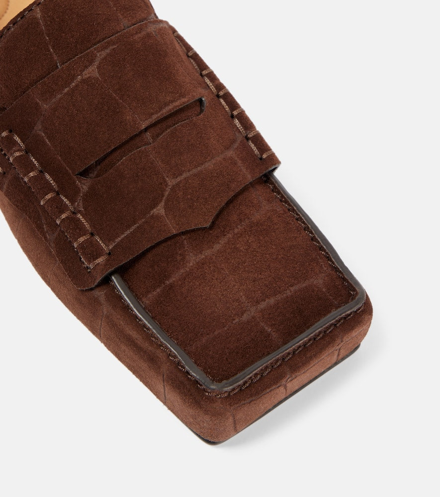 Jacquemus Carr√É¬© leather penny loafers