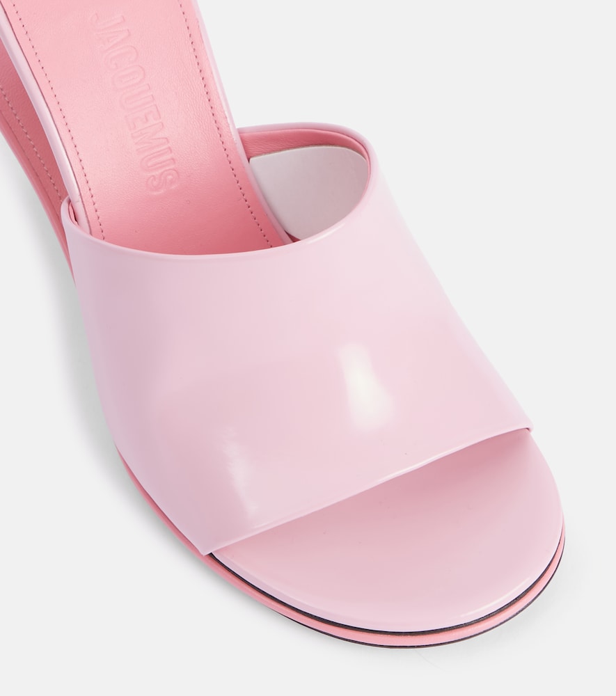 Jacquemus Doubles leather mules