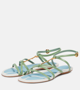 Jacquemus Embellished leather sandals