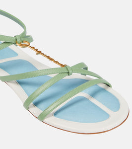 Jacquemus Embellished leather sandals