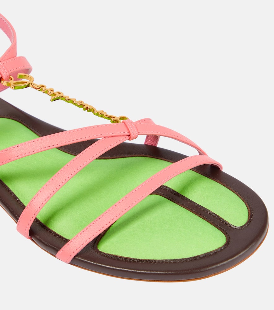 Jacquemus Embellished leather sandals