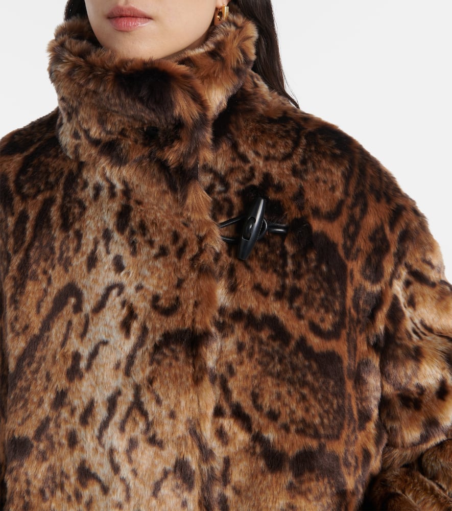 Jacquemus Fernando leopard-print faux fur jacket