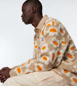 Jacquemus La Chemise Neve Fleurs overshirt