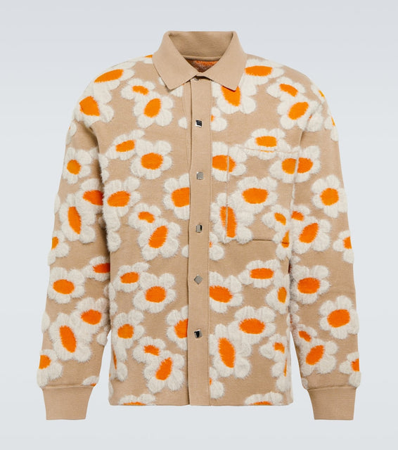 Jacquemus La Chemise Neve Fleurs overshirt