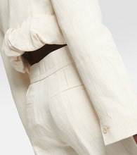 Jacquemus La Croissant linen-blend jacket