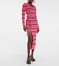 Jacquemus La Jupe Maille Concha midi skirt