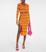 Jacquemus La Jupe Maille Concha midi skirt