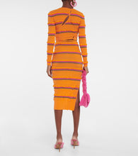 Jacquemus La Jupe Maille Concha midi skirt