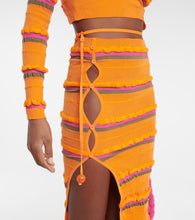 Jacquemus La Jupe Maille Concha midi skirt