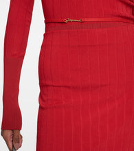Jacquemus La Jupe Pralu knitted midi skirt