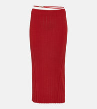 Jacquemus La Jupe Pralu knitted midi skirt - Jacquemus La Jupe Pralu 针织中长裙