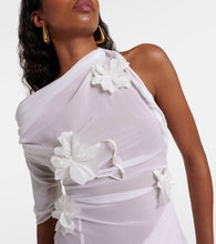 Jacquemus La Mini Robe Bocciolo silk-blend minidress
