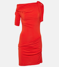 Jacquemus La Mini Robe Drapeado jersey minidress. Jacquemus La Mini Robe Drapeado 平纹针织迷你连衣裙