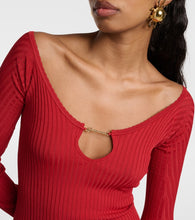 Jacquemus La Mini Robe Pralu off-shoulder minidress