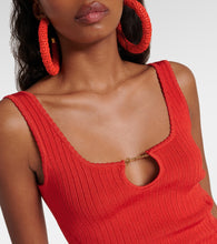 Jacquemus La Mini Robe Sierra ribbed-knit minidress