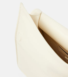 Jacquemus La Pochette Rond Carr√É¬© leather clutch