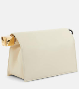 Jacquemus La Pochette Rond Carr√É¬© leather clutch