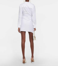 Jacquemus La Robe Bahia deep V-neck minidress