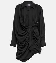 Jacquemus La Robe Bahia gathered minidress. Jacquemus La Robe Bahia 褶皱迷你连衣裙