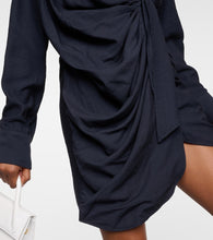Jacquemus La Robe Bahia plunge-neck minidress
