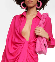 Jacquemus La Robe Bahia tie-detail minidress