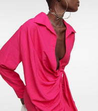 Jacquemus La Robe Bahia tie-detail minidress