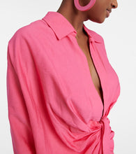 Jacquemus La Robe Bahia tie-detail minidress