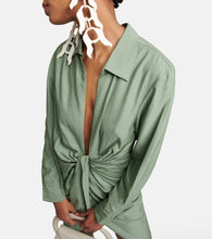 Jacquemus La Robe Bahia tie-detail minidress