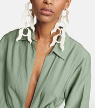 Jacquemus La Robe Bahia tie-detail minidress