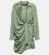 Jacquemus La Robe Bahia tie-detail minidress. Jacquemus La Robe Bahia 系带细节迷你连衣裙
