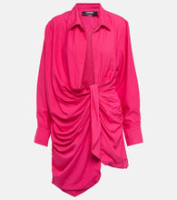 Jacquemus La Robe Bahia tie-detail minidress. Jacquemus La Robe Bahia 系带细节迷你连衣裙