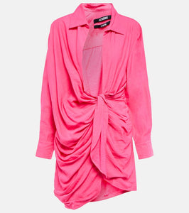 Jacquemus La Robe Bahia tie-detail minidress