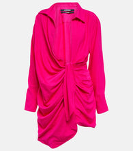 Jacquemus La Robe Bahia tie-detail minidress. Jacquemus La Robe Bahia 系带细节迷你连衣裙