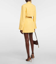 Jacquemus La Robe Bari linen-blend minidress