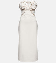 Jacquemus La Robe Bikini cotton-blend midi dress. Jacquemus La Robe Bikini 棉混纺中长连衣裙