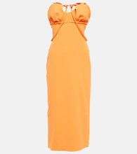 Jacquemus La Robe Bikini cotton-blend midi dress. Jacquemus La Robe Bikini 棉混纺中长连衣裙