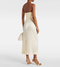 Jacquemus La Robe Carino satin midi dress