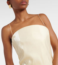 Jacquemus La Robe Carino satin midi dress