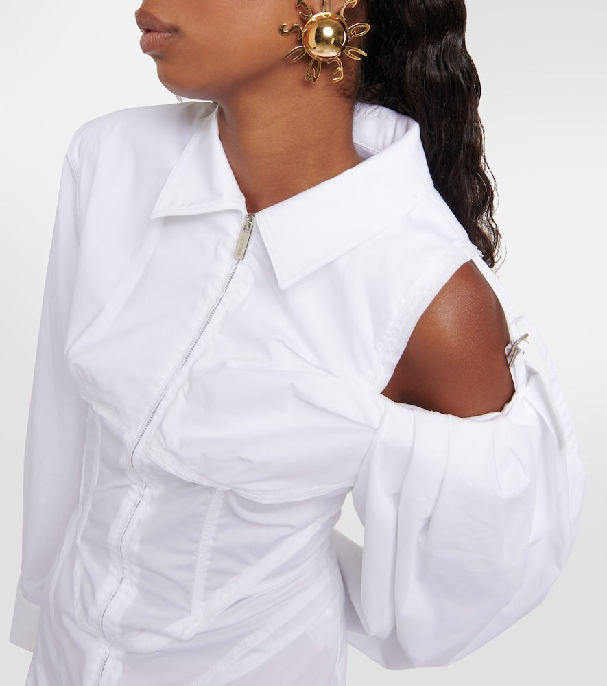 Jacquemus La Robe Galliga cotton-blend minidress