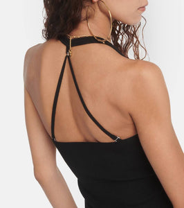 Jacquemus La Robe Maille Croissant minidress