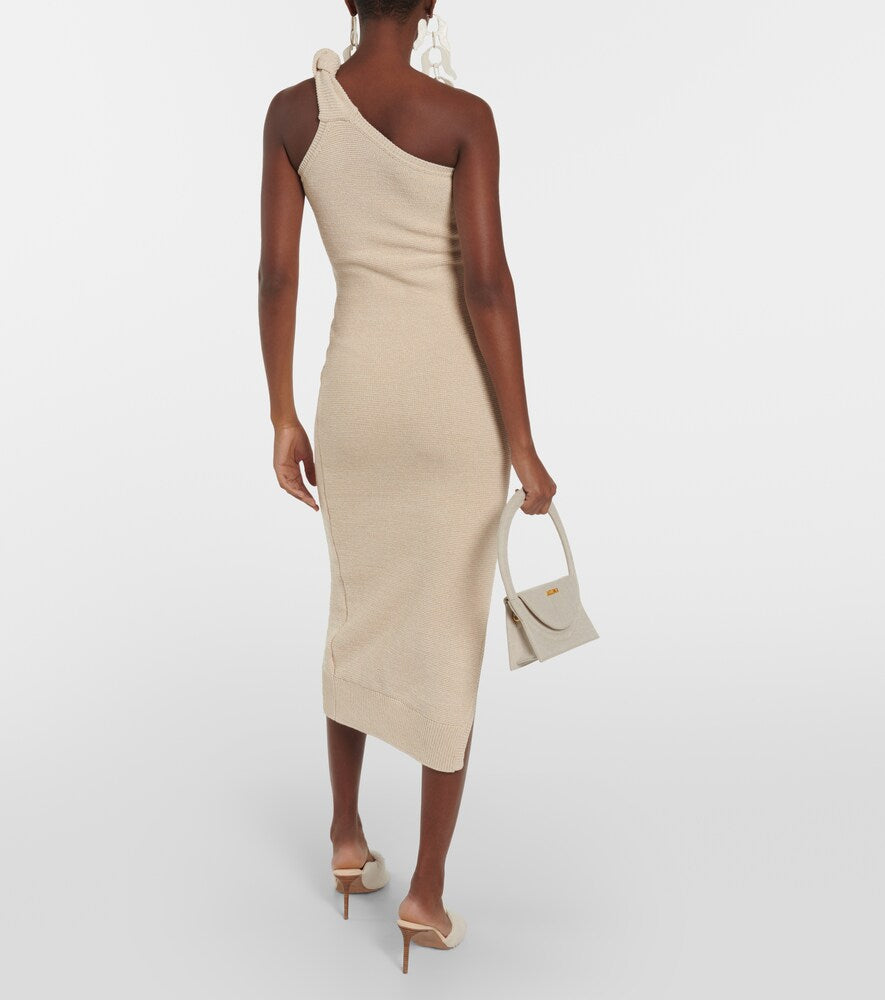 Jacquemus La Robe Maille Noeud midi dress